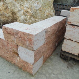 BLOCCHETTI in marmo rosso GREZZO